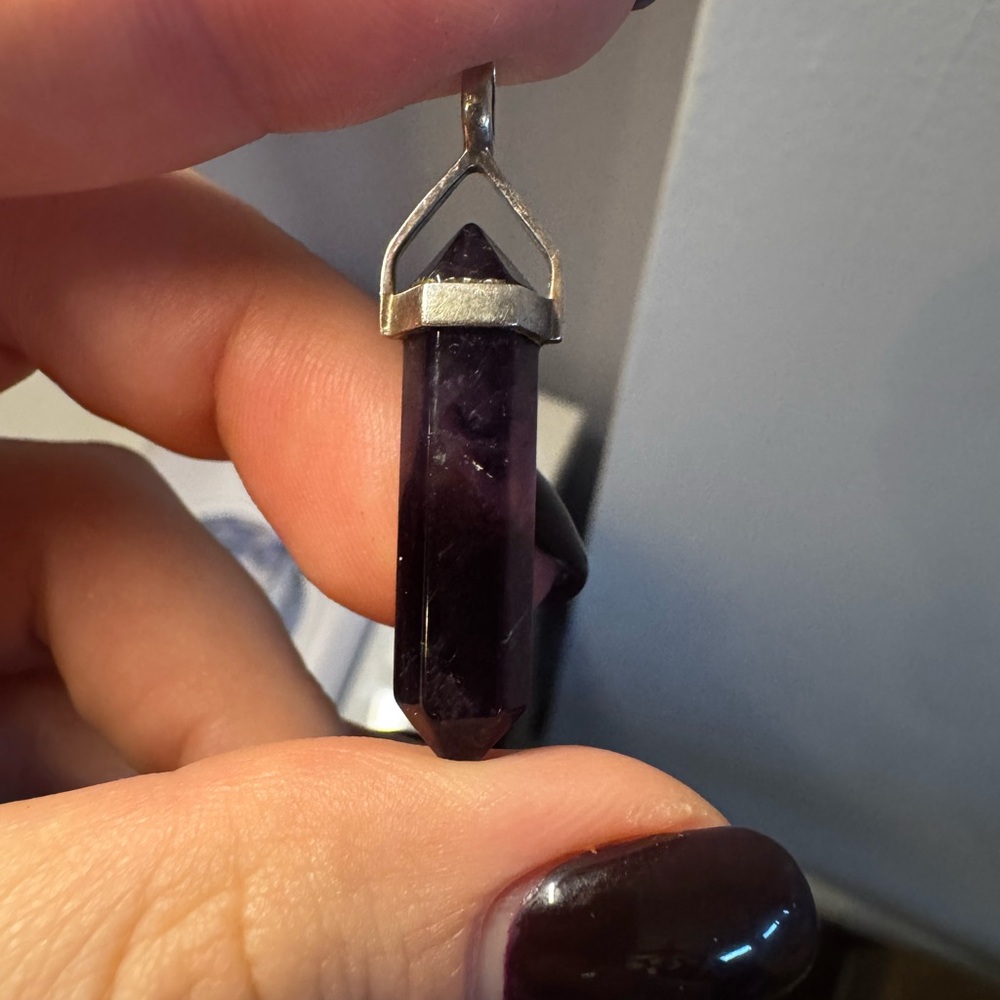 Amethyst Pendant Necklace